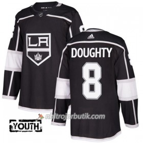 Män Ishockey Los Angeles Kings Tröja Drew Doughty 8 Adidas 2017-2018 Svart Authentic